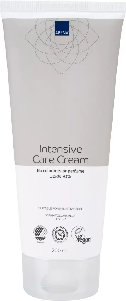 Abena Crema de Cuidado Intensivo 70 % Lípidos – caja de 12 tubos x 200 ml