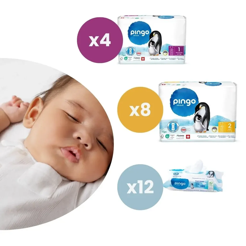 [PingoP02] Pingo ecological diapers and wipes - First two months pack