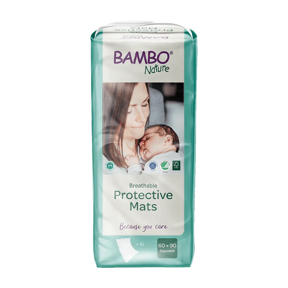 Bambo Nature bed protectors 60x90cm - box of 8 bags x 10 units