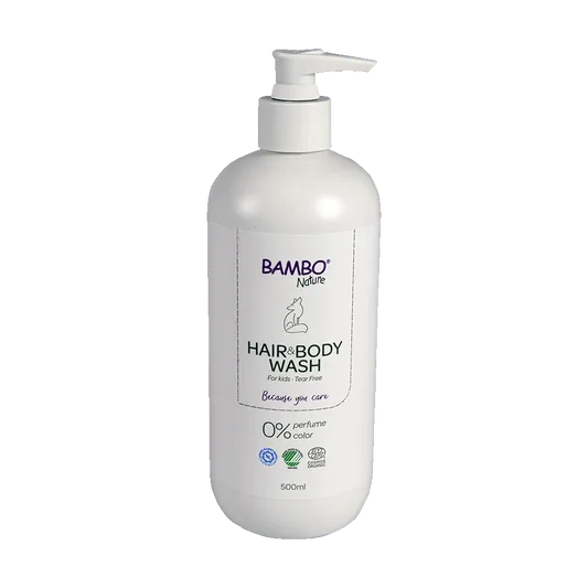 [1999903964] Bambo Nature shower gel & shampoo - box of 6 bottles x 500ml