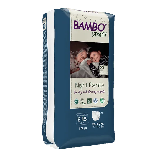 [1000024825] Bambo Dreamy night pants L (35-50kg) - box of 6 bags x 10 units