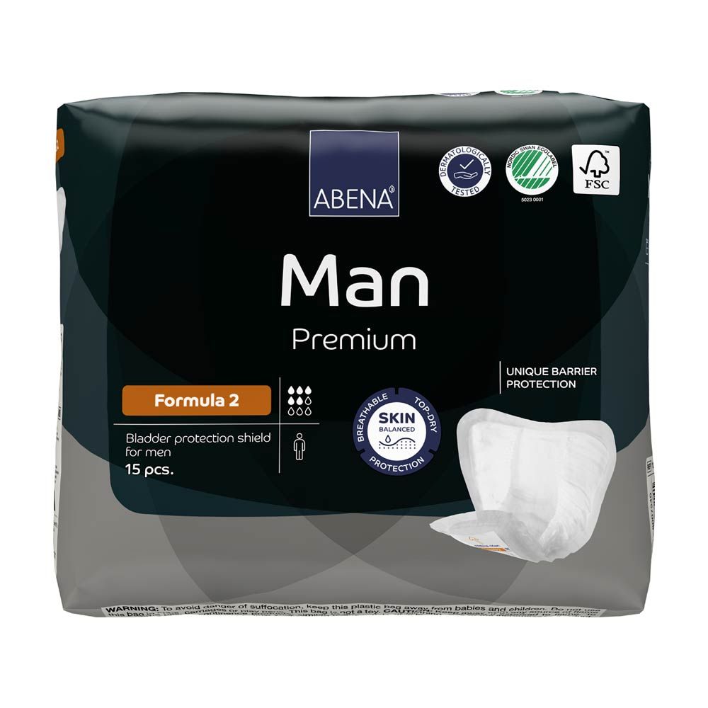 Abena Man Formula 2 - caja de 12 bolsas x 15 uds