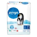 Nuevo - Pingo pañales ecológicos Talla 7 (+15 kg) - caja de 4 bolsas x 30 uds