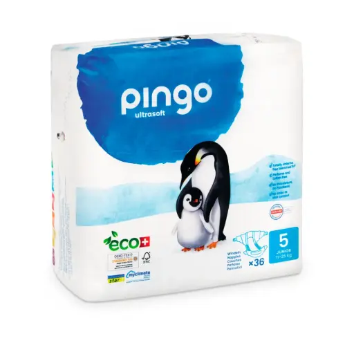 [0161-03] Pingo pañales ecológicos T5 (11-25 kg) 36uds